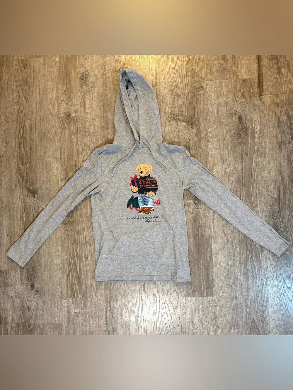 Polo Ralph Lauren Men's Cotton Polo Bear Jersey Hooded T-Shirt